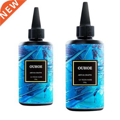 2Pcs Ultraviolet Resin Hard Glue Curing UV Gel DIY Jewelry C