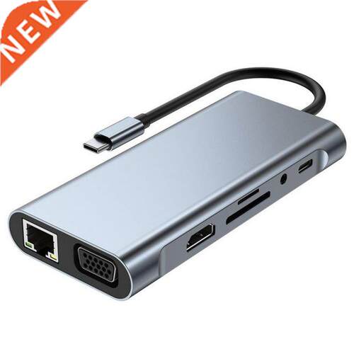 USB C HUB to HDMI-compatible VGA USB .0 USB 2.0 Adapter 11