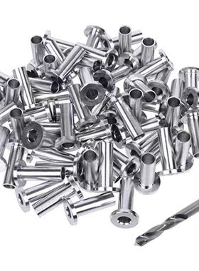 65Pack Stainless Steel Protector Sleeves for 1/8 5/32 or 3/1