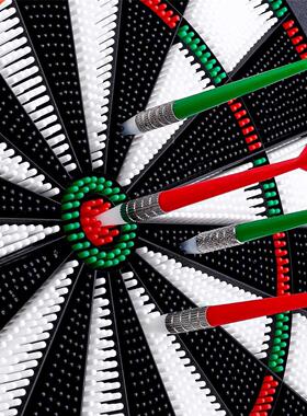 Rubber Dart Board Entertainment and Leisure with 6 Soft Tip