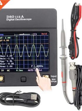 Portable DSO112A TFT Mini Digital Oscilloscope Touch Contact