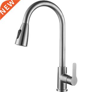 Kitchen Pull-Out Telescopic Cold And Hot Random Pulling Fauc
