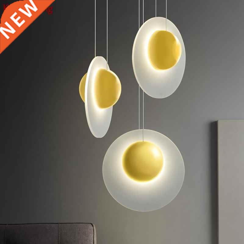 Minimalist Designer Restaurant Poached Egg Led Chandelier Cr
