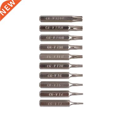 Flexsteel 10pcs CR-V Torx Bit Set Including T,T4,T5,T6,T7,T