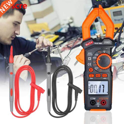 600A AC/DC Digital Clamp Meter with Temperature Auto Ranging