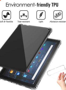 TPU Tablet Case For Kindle Fire HD 10 2021 Protective Sleeve