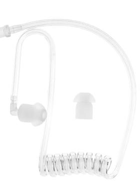 Transparent Coil Acoustic Air Tube Earplug Replacement For R