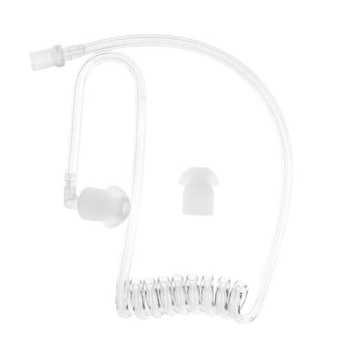 Transparent Coil Acoustic Air Tube Earplug Replacement For R