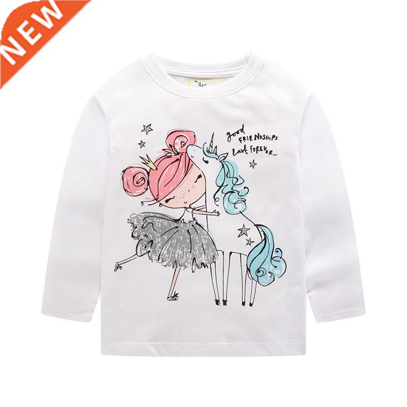 Jumping meters New Girls Cotton Tees Tops Unicorns Printed L