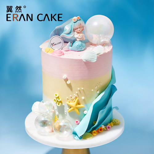儿童蛋糕动物奶油生日蛋糕
