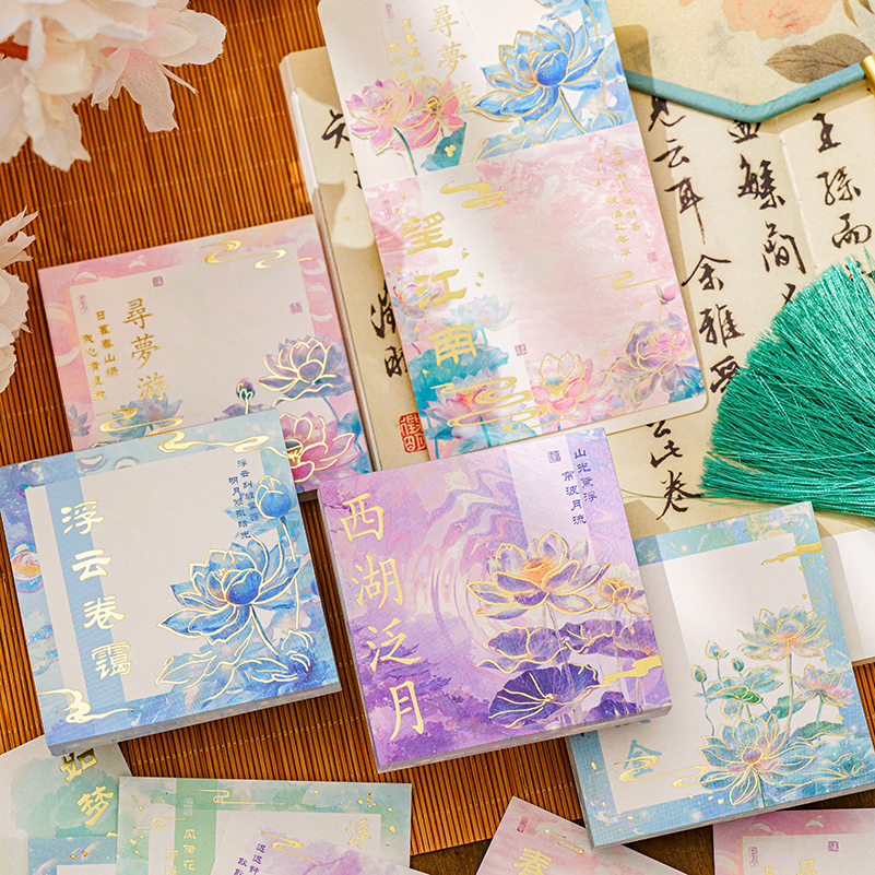 嘟嘟麦小阁藏春烫金系列便签