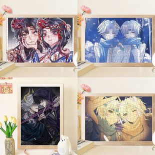 超自然行动组超自然行动组游戏木质拼图高品质创意休闲游戏周边解