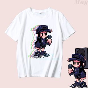 周五夜放克周边Friday Night Funkin周五夜放克游戏周边短袖夏季