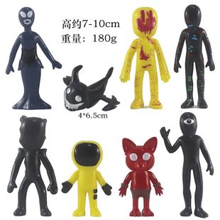 后室怪物9款逃离大门逃离后室手办模型惊魂蜘蛛多眼触手独眼人公