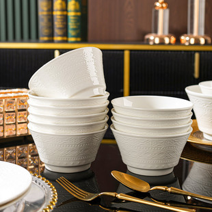 6英寸陶瓷碗2025新款高颜值个人专用陶瓷斗笠碗汤面碗家用高级感