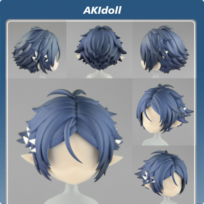 AKIdoll/614代餐左乐gsc头壳代明日方舟ob娃头建模打印件