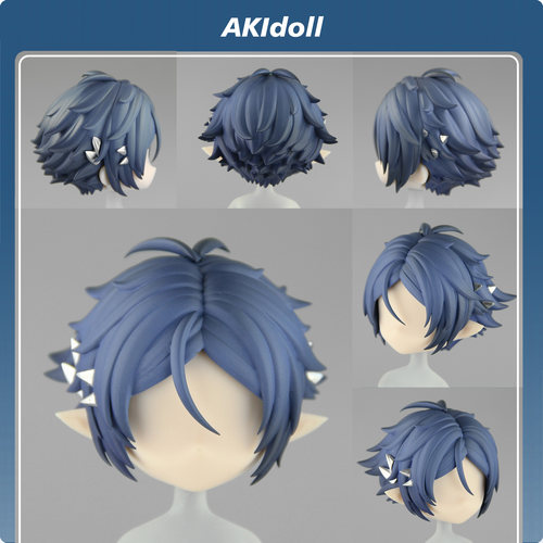 AKIdoll/614代餐左乐gsc头壳代明日方舟ob娃头建模打印件