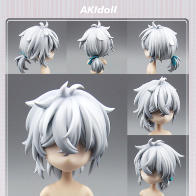 AKIdoll/601代餐博士gsc头壳代餐明日方舟ob11/22娃头建模打印件