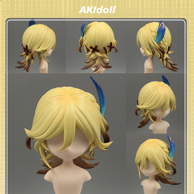 AKIdoll/159代餐卡维gsc头壳代餐原神ob11/22娃头建模打印件