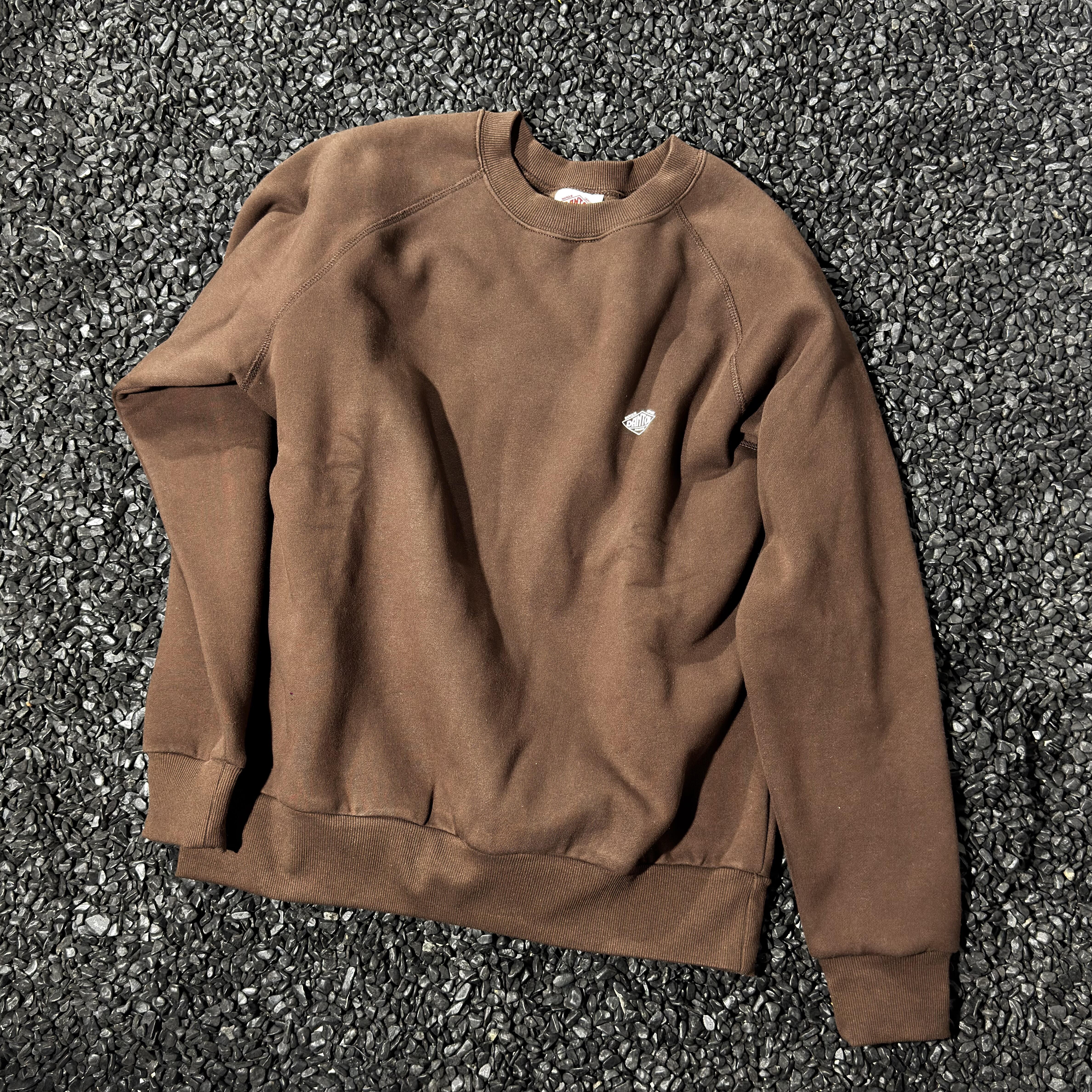 日单丹顿DANTON秋季拉绒卫衣STORE EXCLUSIVE日系复古基础款圆领t
