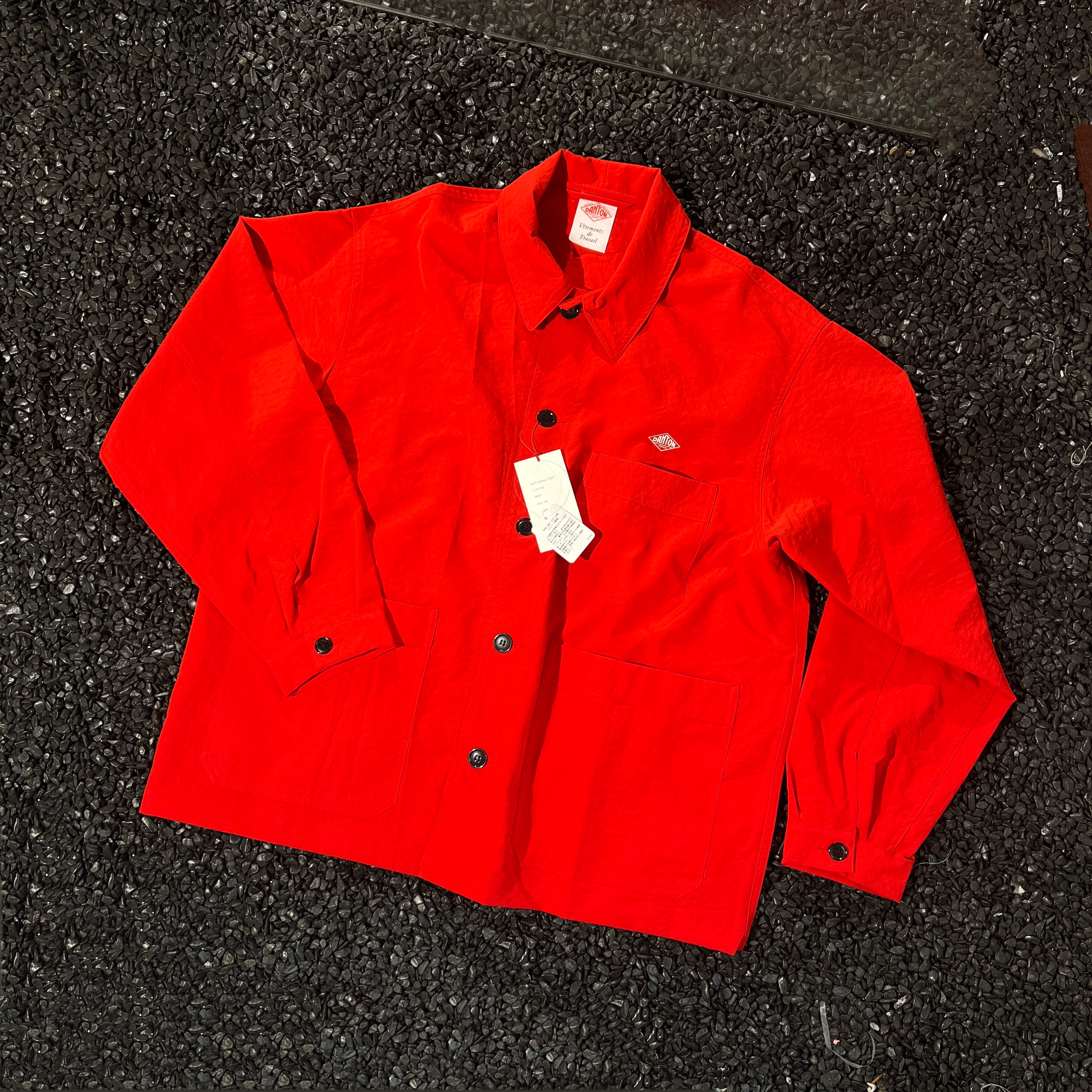 日单DANTON轻量化户外仿泼水宽松工作教练夹克男女日系复古男外套