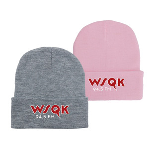 怪奇物语Season5 WSQK字母刺绣针织帽秋冬保暖Stranger Things