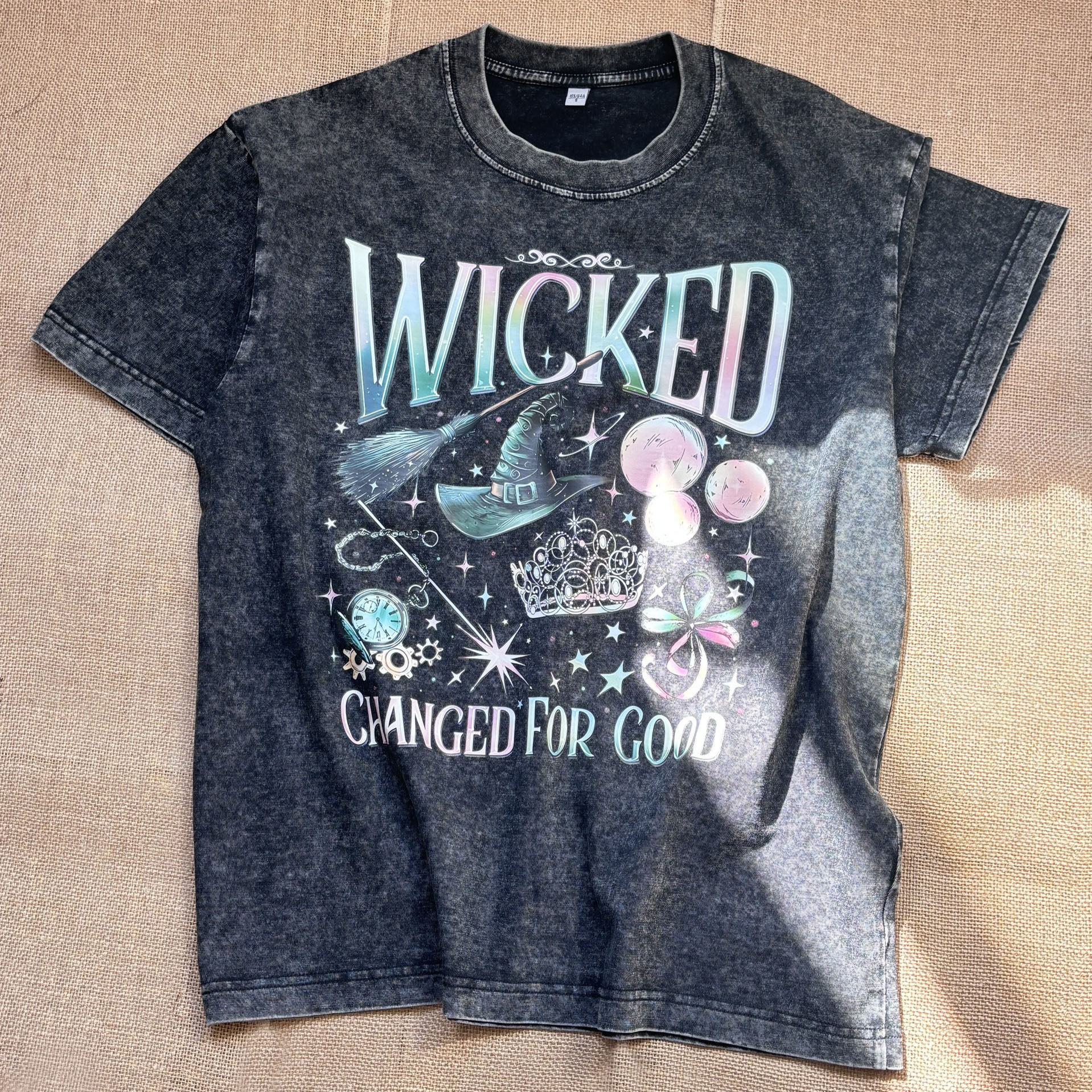 Wicked魔法坏女巫周边t恤宽松