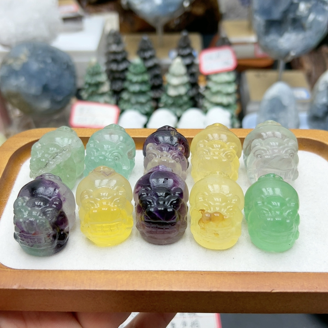 萤石貔貅10只