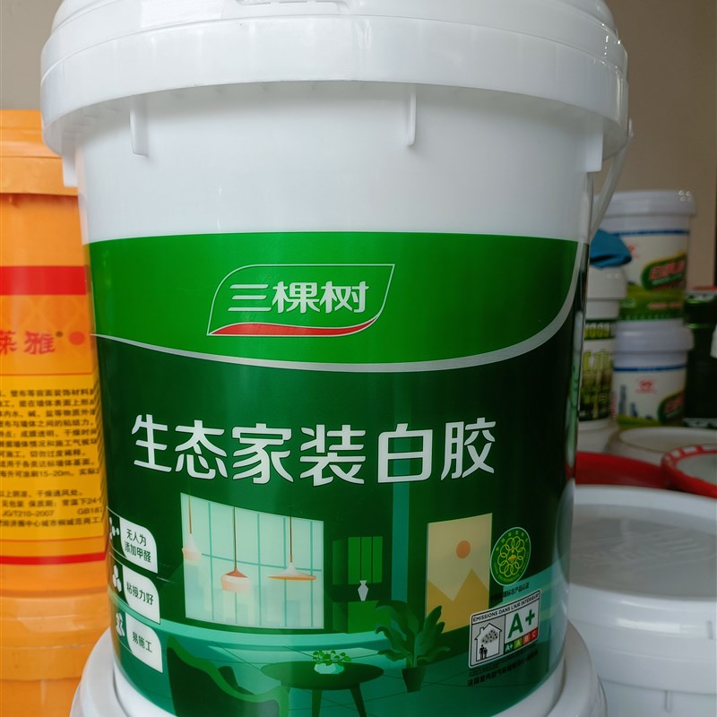 优选树生态白乳胶大桶木工胶粘木头的胶强力S家具手工白胶填.