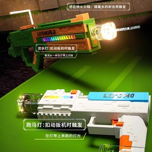 我 优选25新款 世界周边电动发光水枪儿童男孩Q子玩具喷呲六一节.
