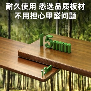 优选折叠电脑桌书桌家用办公可升降F学习写字床边桌户外简易长方.