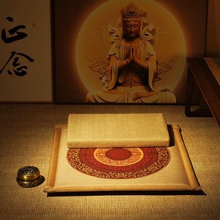 养生椰棕蒲. 优选禅修打坐垫环保加厚拜垫家用静坐跪垫M冥想垫四季