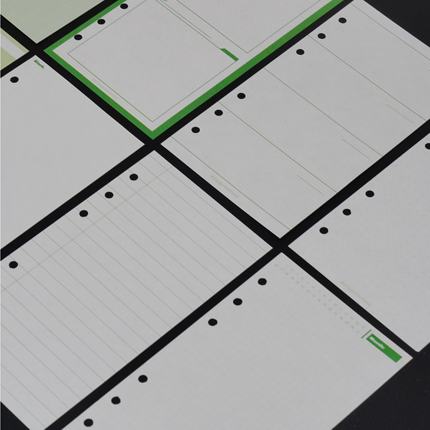 A6personal/A6FC/A6slim/A6内页合集|活页手账本功能页|活页替芯