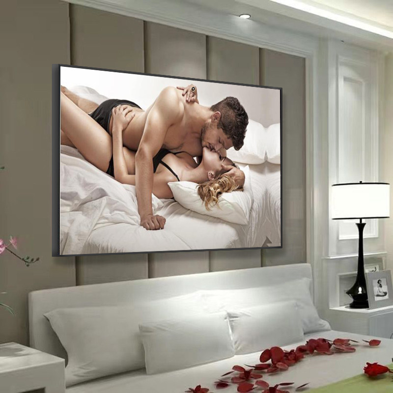 卧室床头装饰画现代简约情侣房墙画房间墙画壁画酒店宾馆单幅挂画,家居饰品,现代装饰画,淘宝优惠券,粉丝福利购,淘宝优惠卷