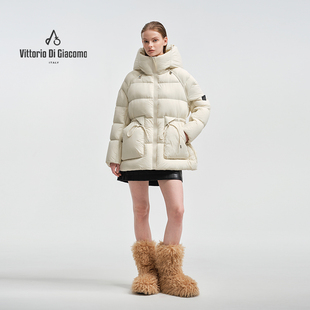 Vittorio Di Giacomo/迪伽默短款大口袋羽绒服-9550912106