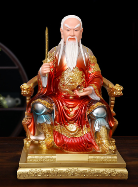 掌堂天霸教主天龙胡天家用供奉胡氏兄弟真身太爷树脂像体神像摆件