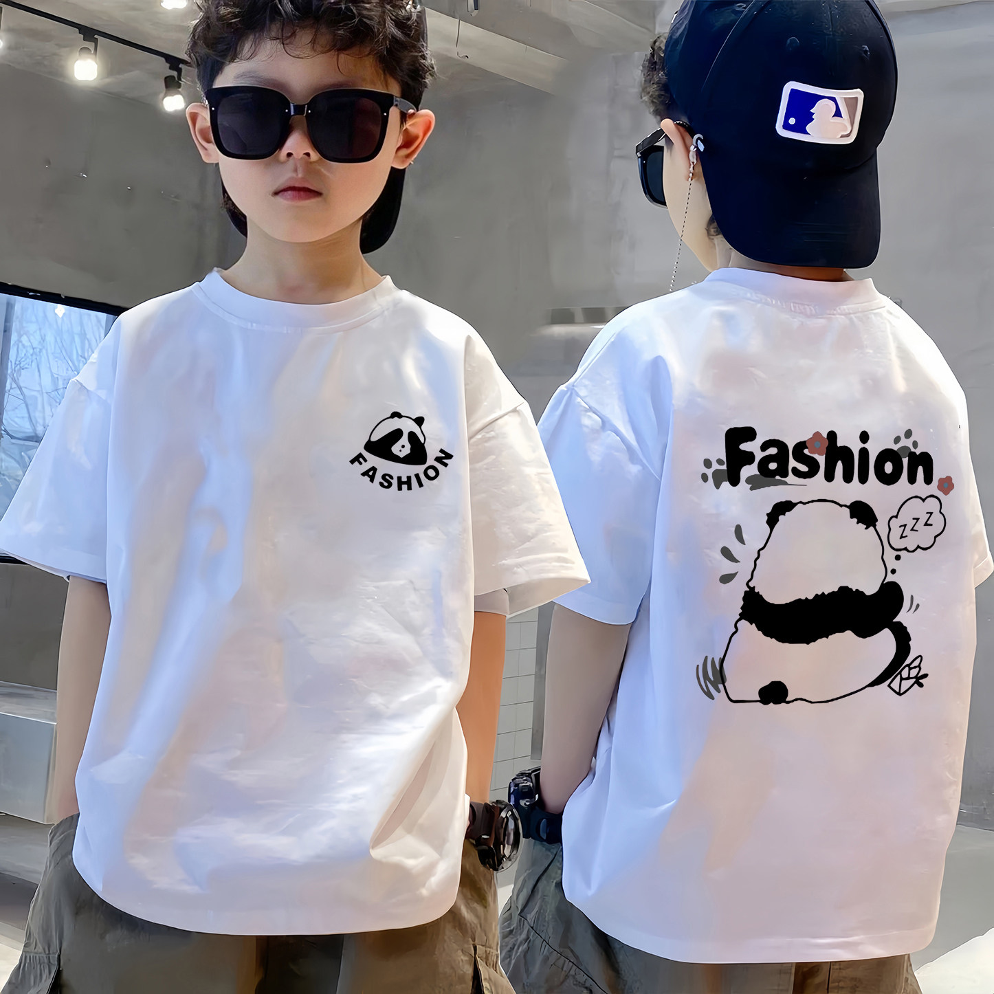 男童短袖t恤纯棉2026夏新款中大童宽松印花圆领儿童服装短袖t上衣,童装/婴儿装/亲子装,T恤,淘宝优惠券,粉丝福利购,淘宝优惠卷