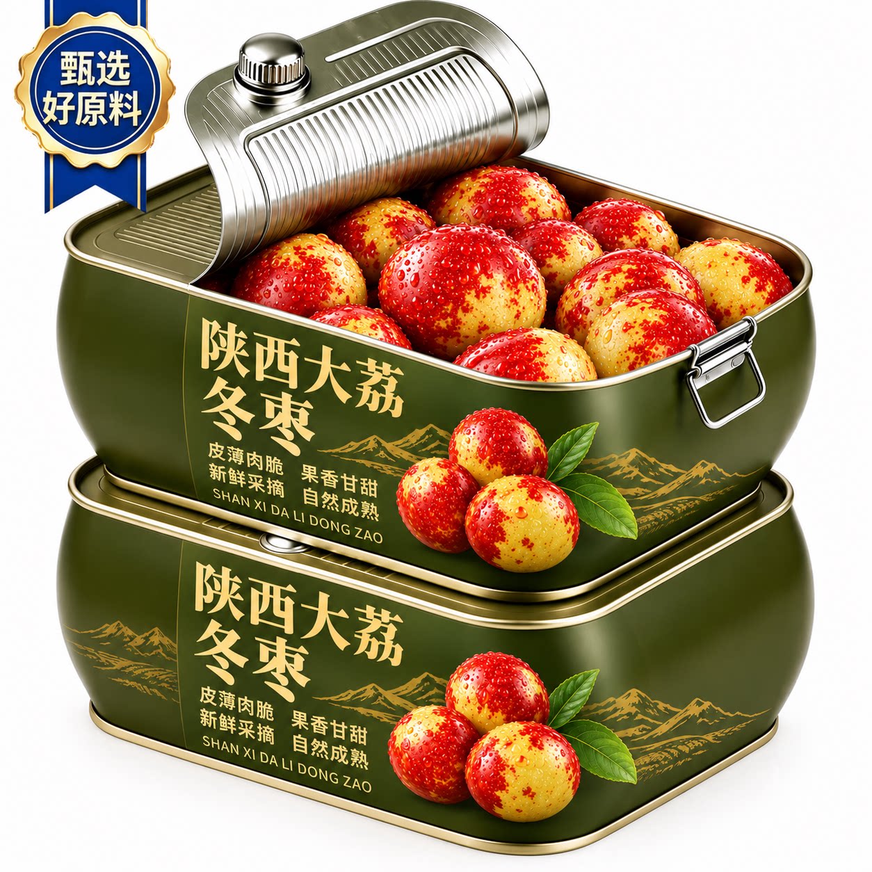 陕西大荔冬枣当季鲜枣新鲜水果青红脆枣现货精品孕妇枣子特级大果