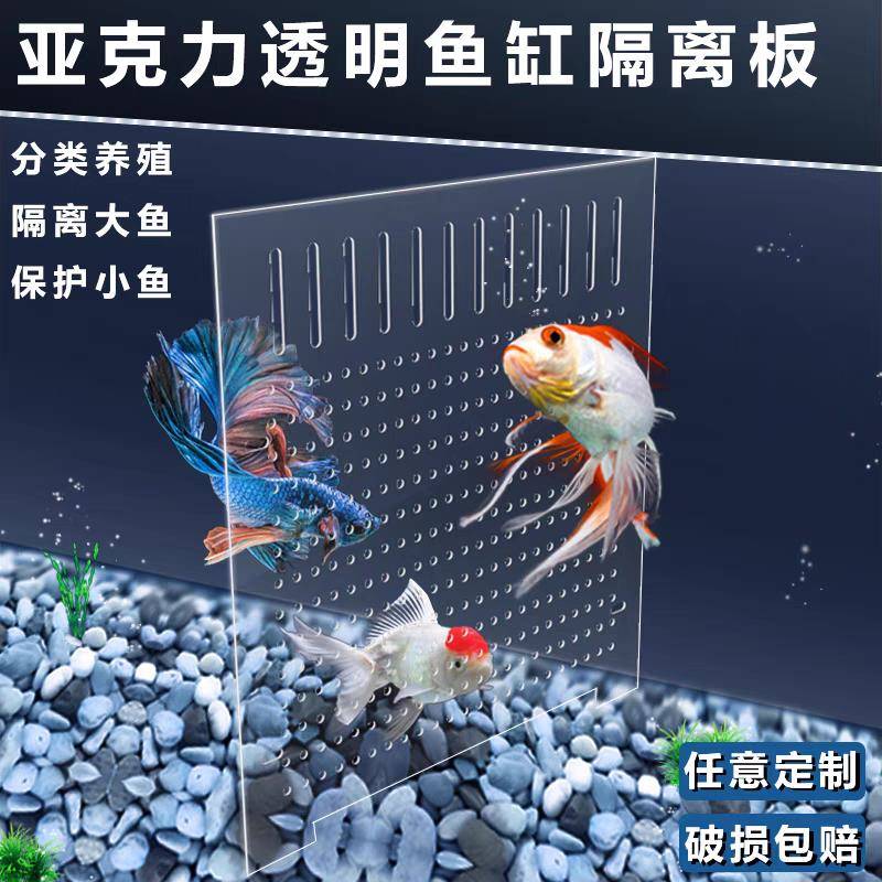 胖東來同款鱼缸隔离板可裁剪可弯曲隔离网隔离神器鱼缸造景乌龟台