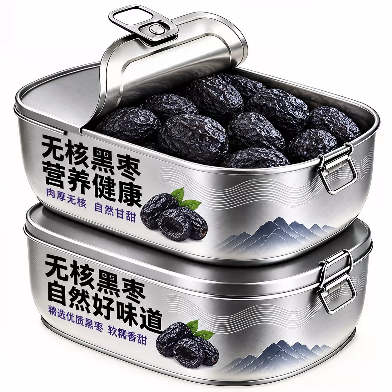 无核黑枣官方旗舰店正宗太行山无核乌黑枣特级乌枣野生黑枣君迁子
