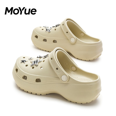 云朵洞洞鞋女款软底厚底防滑外穿