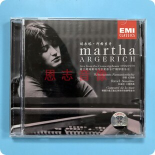 EMI古典 玛尔塔.阿格里奇荷兰阿姆斯特丹皇家音乐厅钢琴音乐会 CD