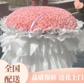 广州北京上海成都杭州深圳999朵520朵玫瑰花鲜花速递同城配送花店