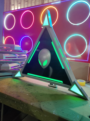 RGB电竞模块包厢模块网吧装饰模块ktv氛围灯模块灯电竞氛灯灯机箱