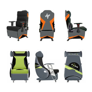 网吧沙发电竞椅可趟沙发电竞家具电竞台电竞模块电玩城造型灯机箱