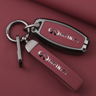 适用于英菲尼迪q50l钥匙套二代qx50创意qx60汽车q70l高档包套配扣