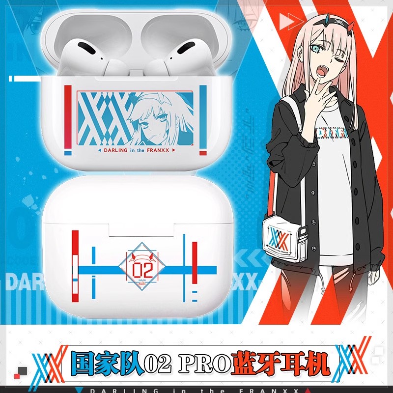 国家队02动漫周边Darling印象无线入耳式二次元蓝牙耳机运动耳麦