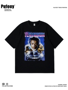 欧美XXXTentacion嘻哈说唱歌手t恤男女美式复古高街短袖Vintage潮