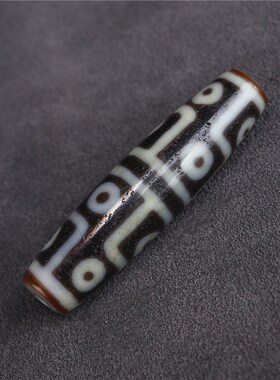 老台湾工艺精品老矿十二眼锁骨天珠吊坠西藏至纯工艺手工磨皮天珠