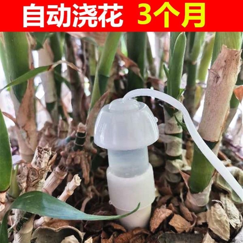 托管滴水渗水器家用自动浇花可调节流速滴灌懒人浇V地养花浇水神